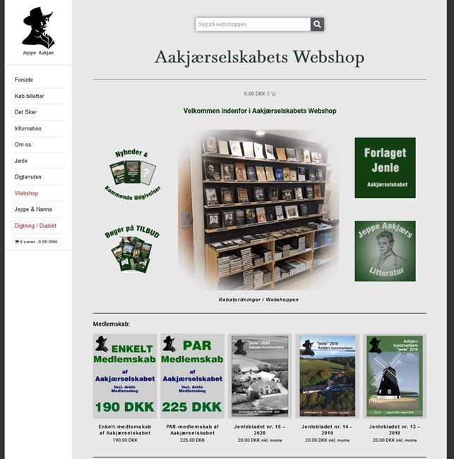 WordPress Woocommerce webshop for jenle.dk